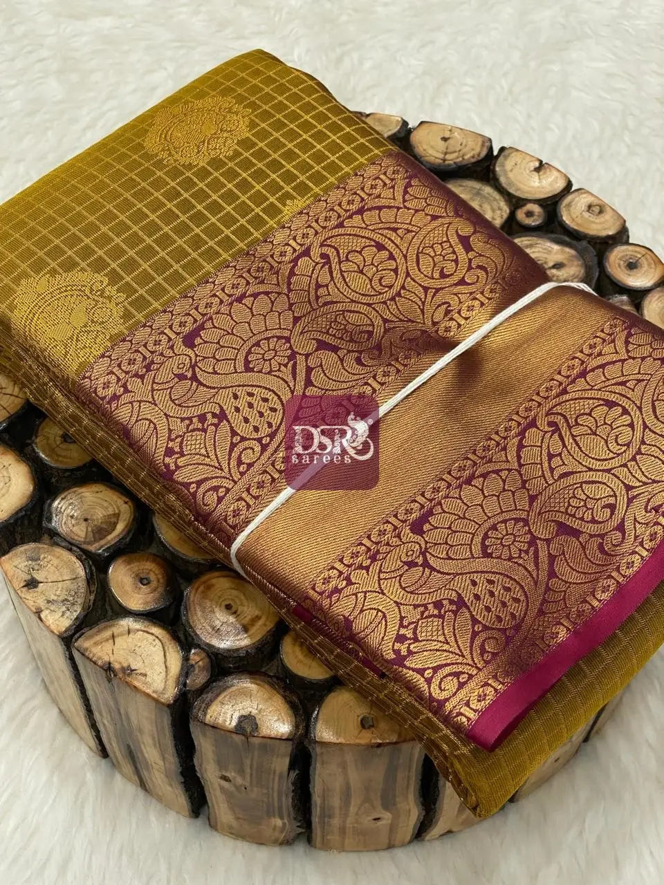 Checks Butta Bridal Sarees