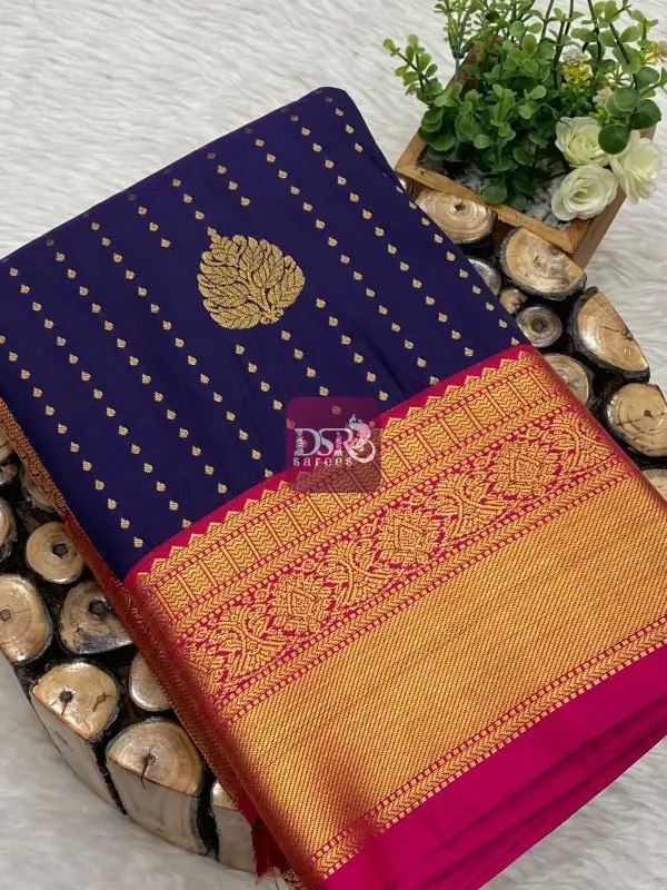 Premium Kanchi Korvai Border Saree- vol3