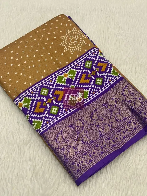 Bandhini Semi Dola Sarees