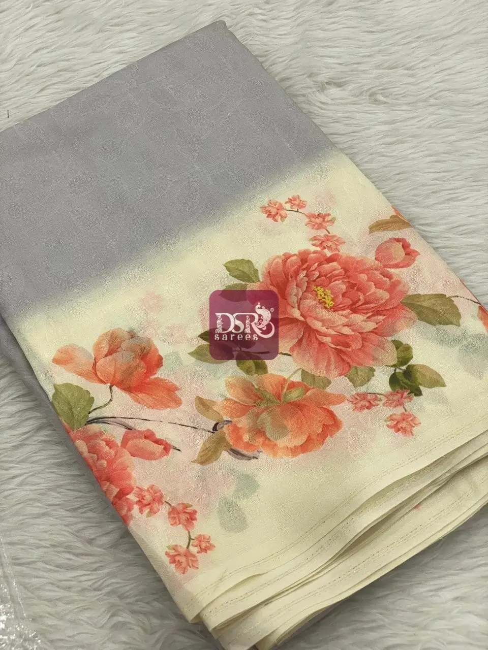 Viscose Digital Print Sarees