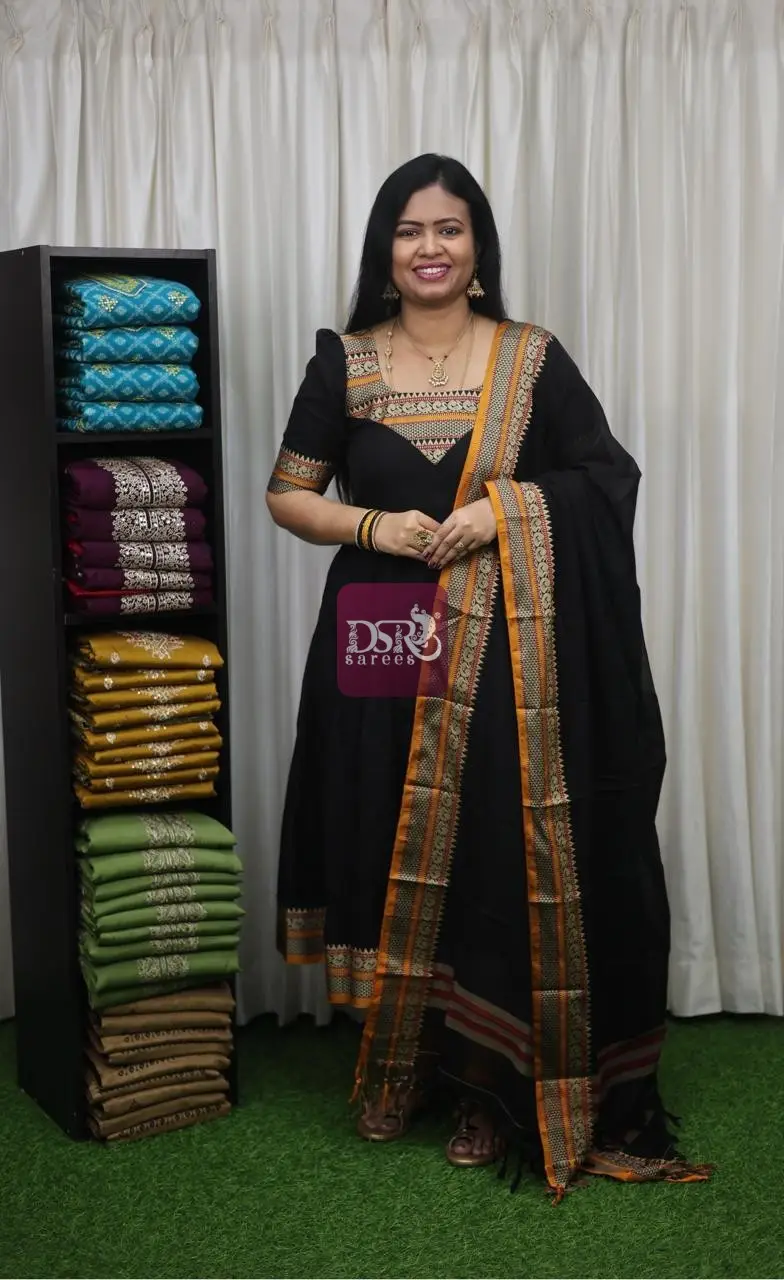 Narayanpet Anarkali Unstitched Salwar Sets