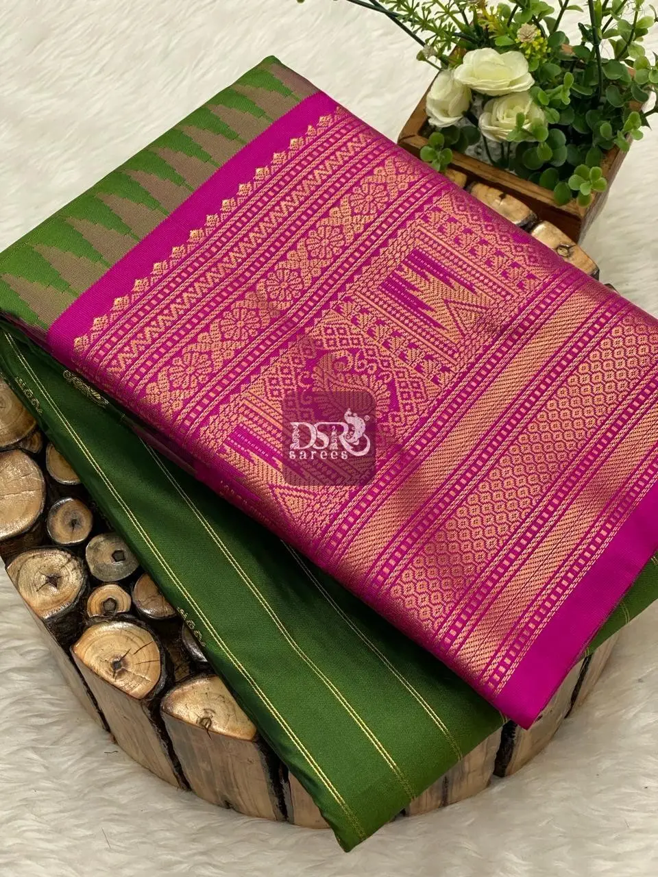 Premium Gadwal Semi Pattu Sarees