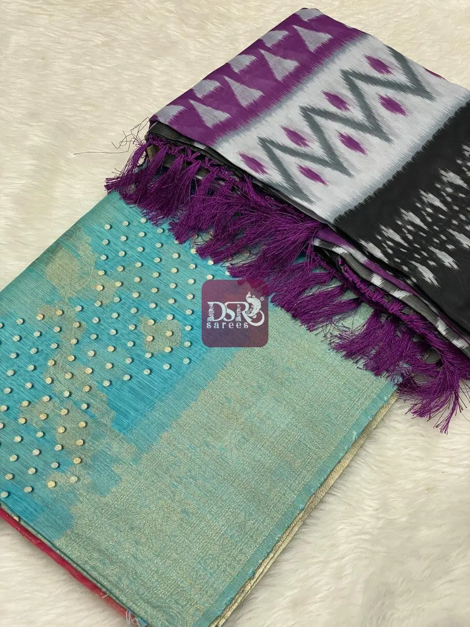 Chanderi Banarasi Sarees + Chanderi Sico Saree