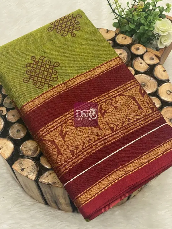 Printed Chettinadu Cotton Saree WOB-Vol 1