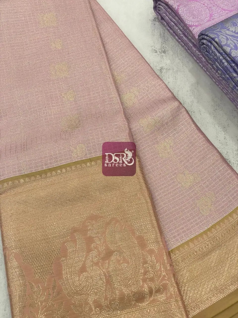 Silver Tissue Bridal Saree - vol1