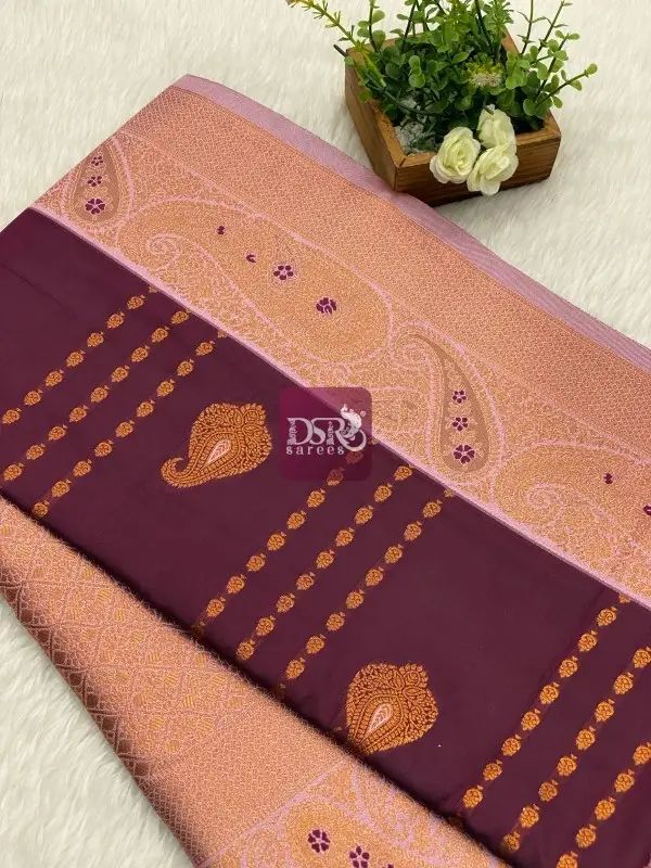 Premium Kanchi Korvai Border Saree