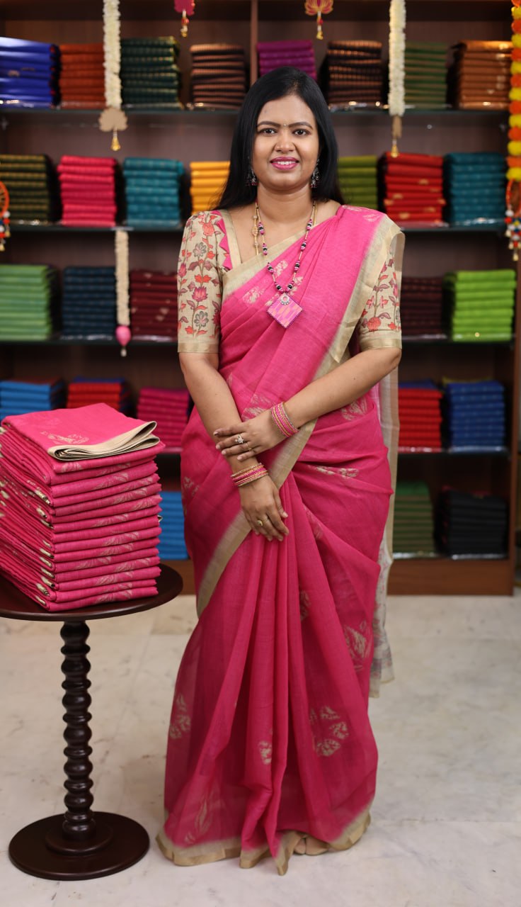 Linen Cotton Sarees