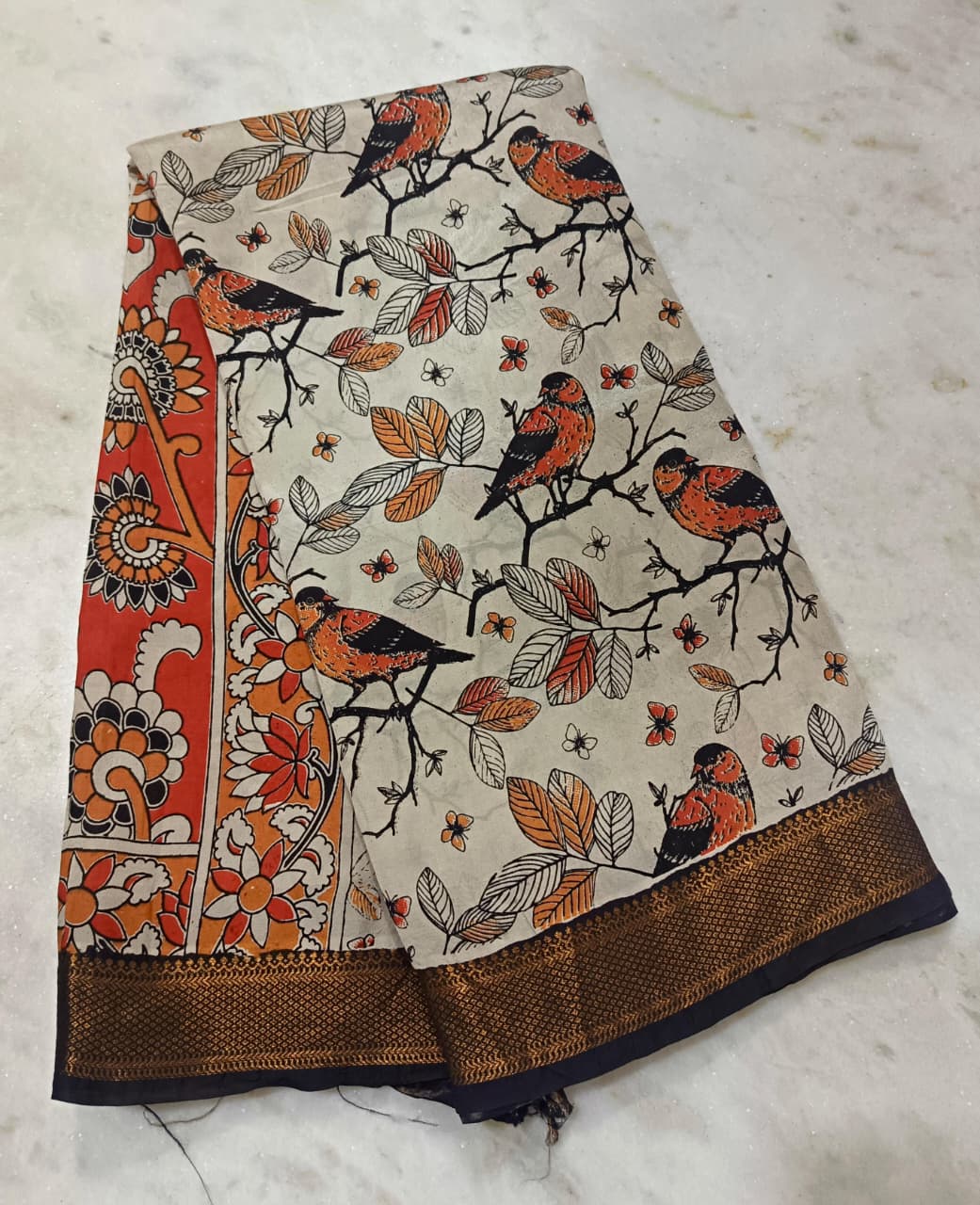 Chennuri Silk Kalamkari Saree