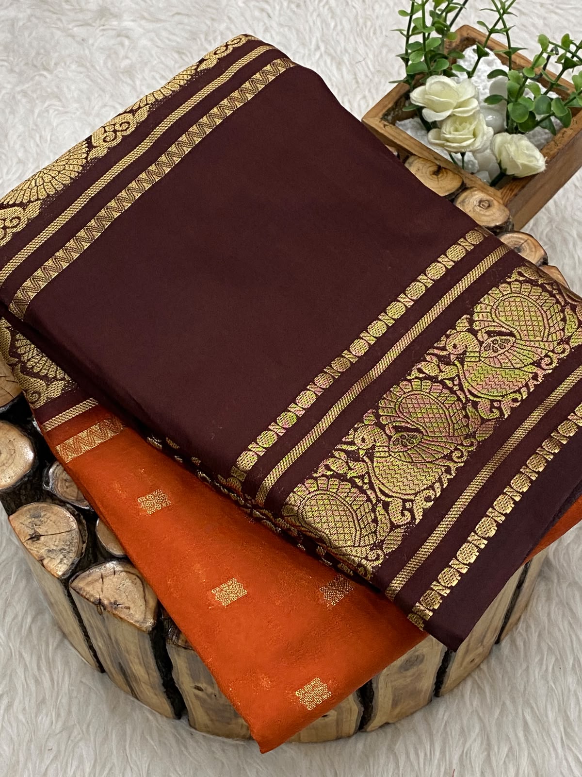 Mysore Crepe Silk Sarees - vol1