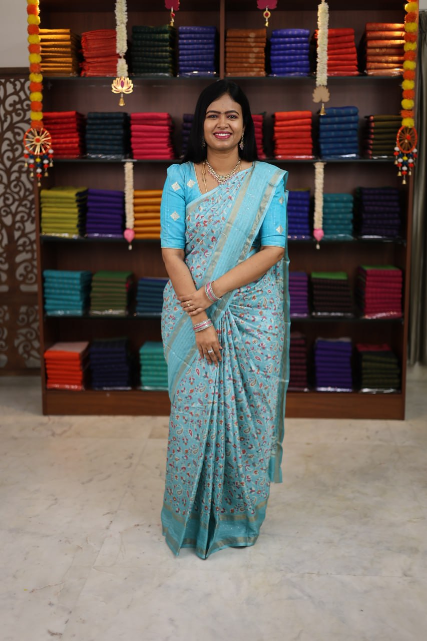 Border Sequence Dola Sarees