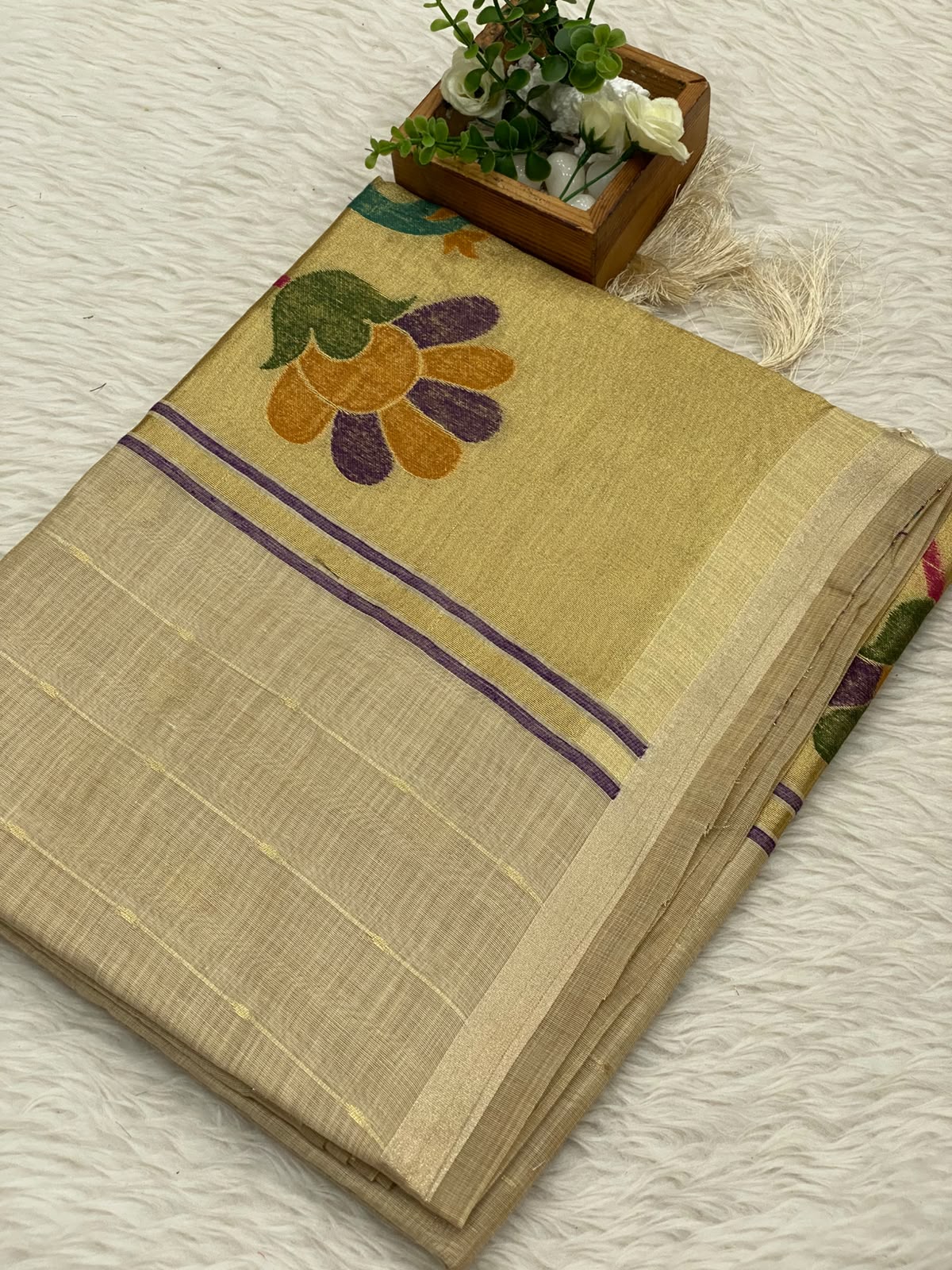 Jamdani Muslin Cotton Saree