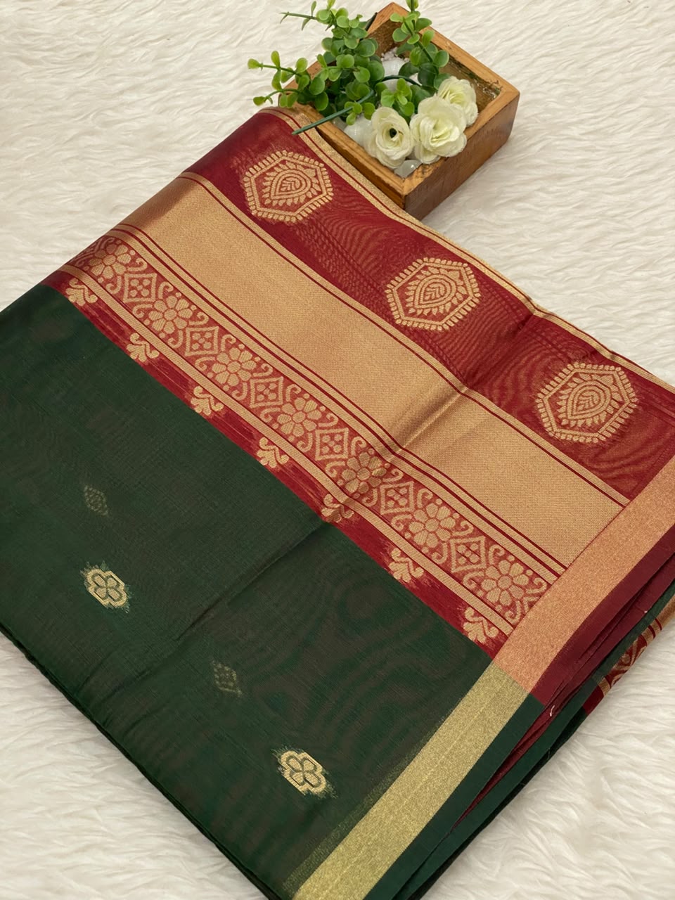 Kanchi Cotton Saree