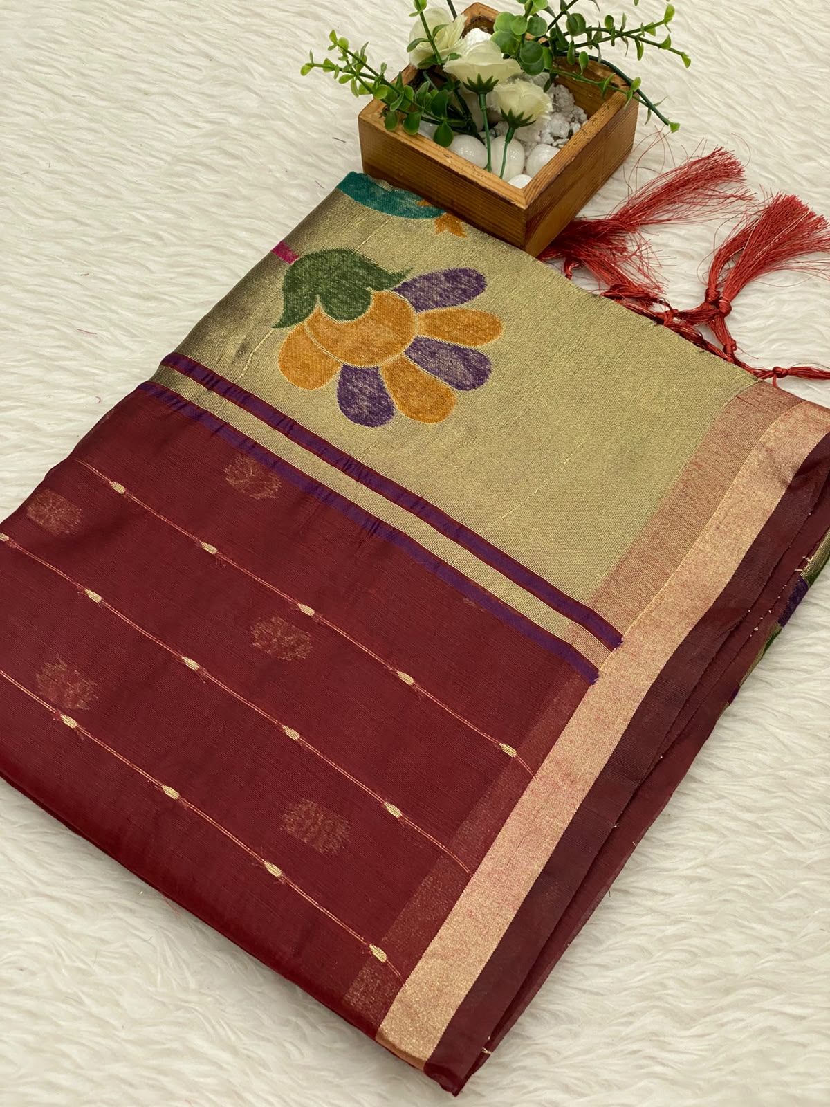 Jamdani Muslin Cotton Saree