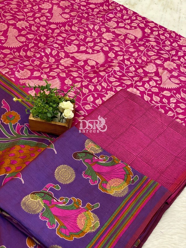 Semi Patola Silk salwar