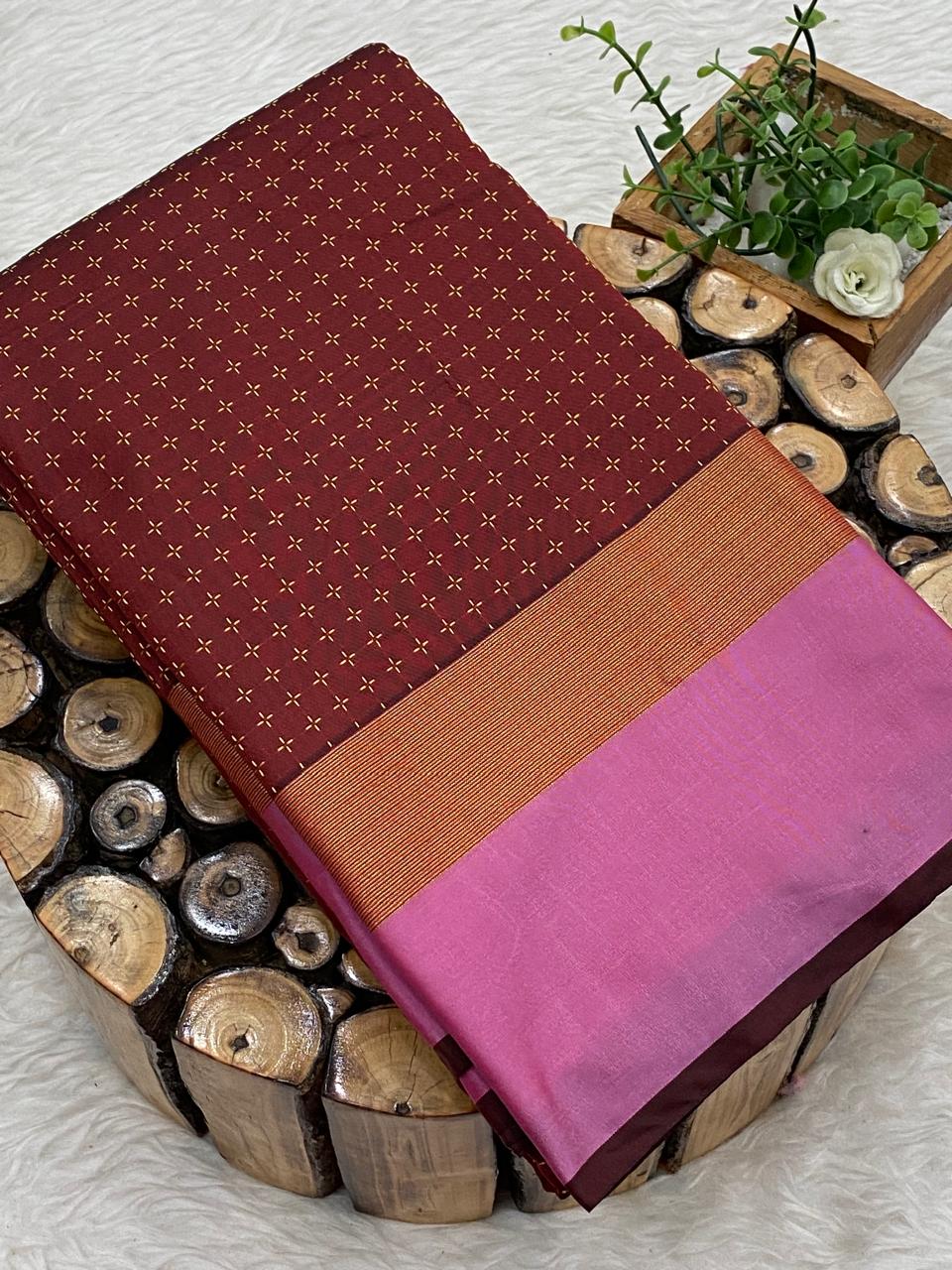 Arani Pooja Dots Saree