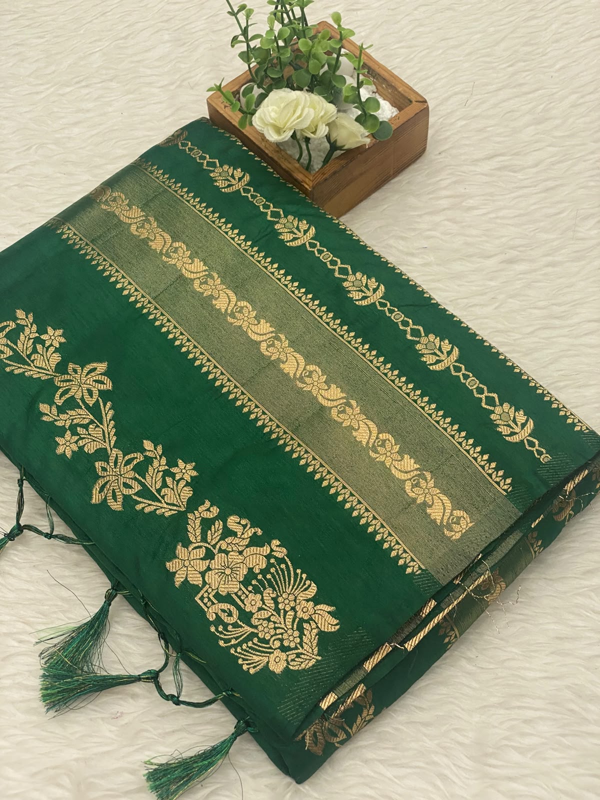Viscose Crepe Silk Sarees