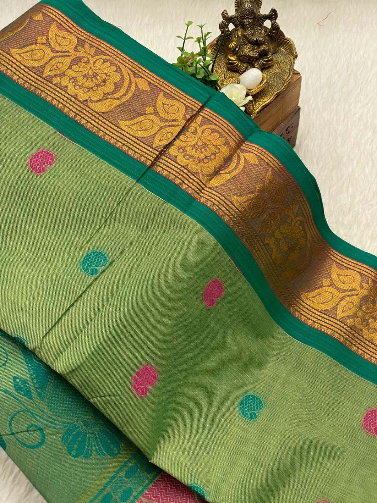 Kanchi Cotton Saree
