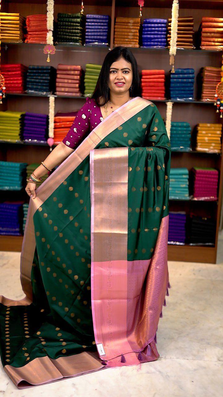 Premium Kanchi Korvai Border Saree-vol3