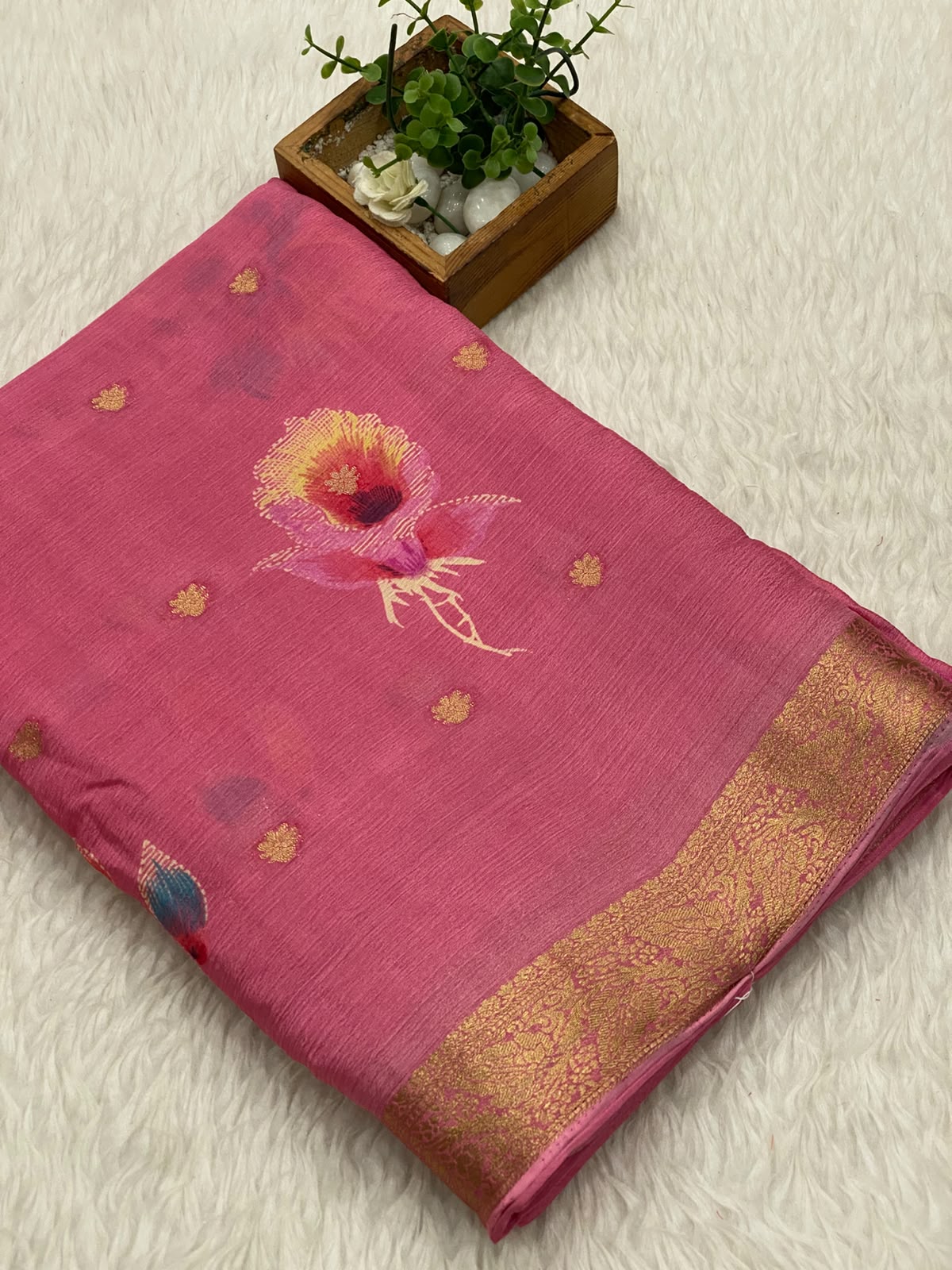 Chiffon Silk Saree