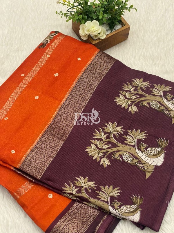 Semi Dola Silk Sarees