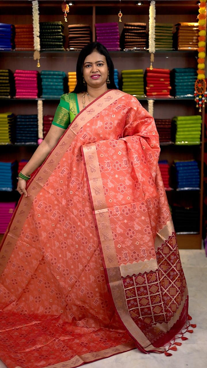 Raw Silk Patola Sarees