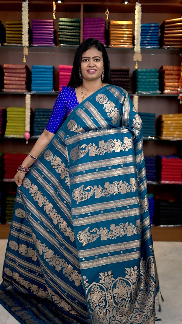 Viscose Crepe Silk Sarees