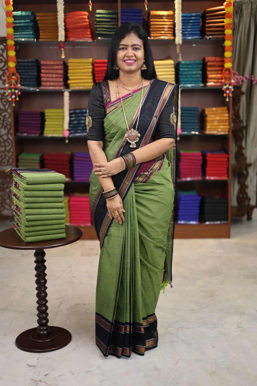 Chettinadu Cotton Saree W/B-Vol3