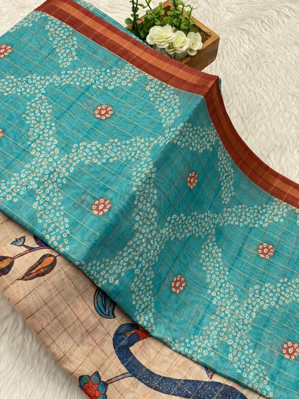 Tussar Linen Cotton Sarees