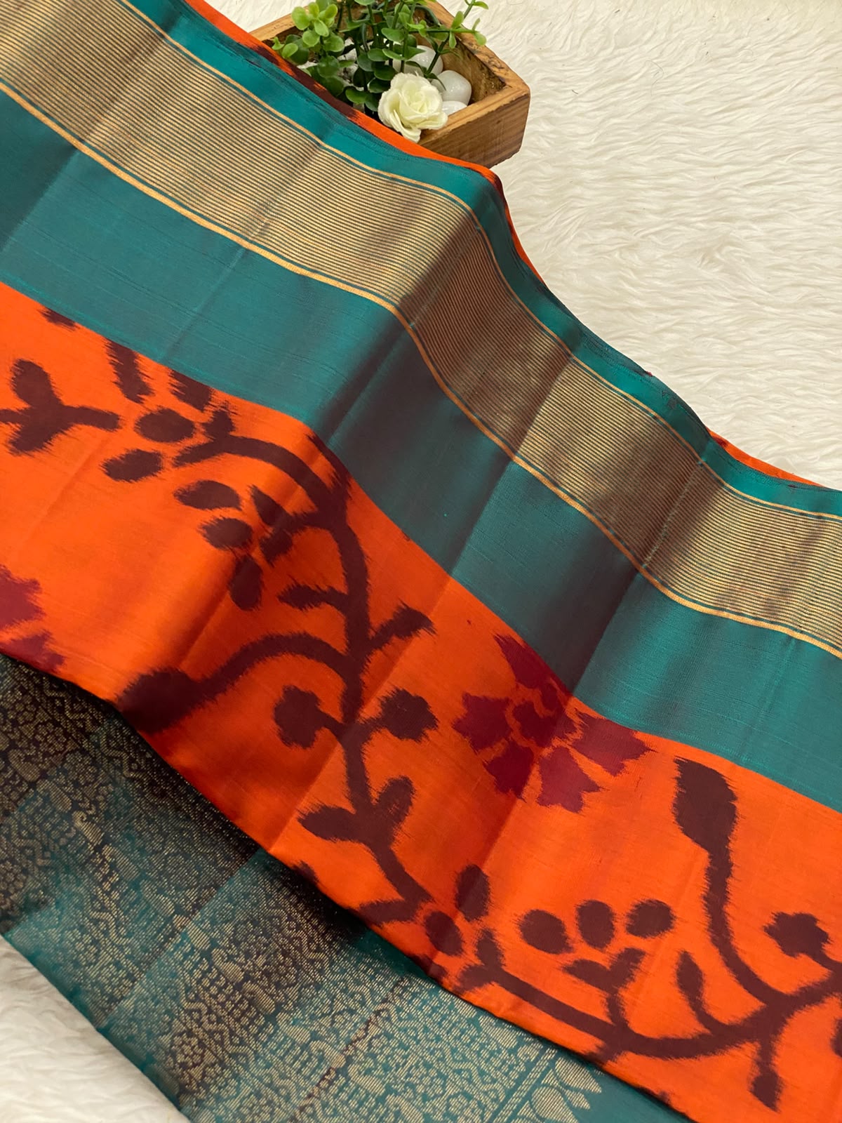 Pure Mix Pochampally Saree