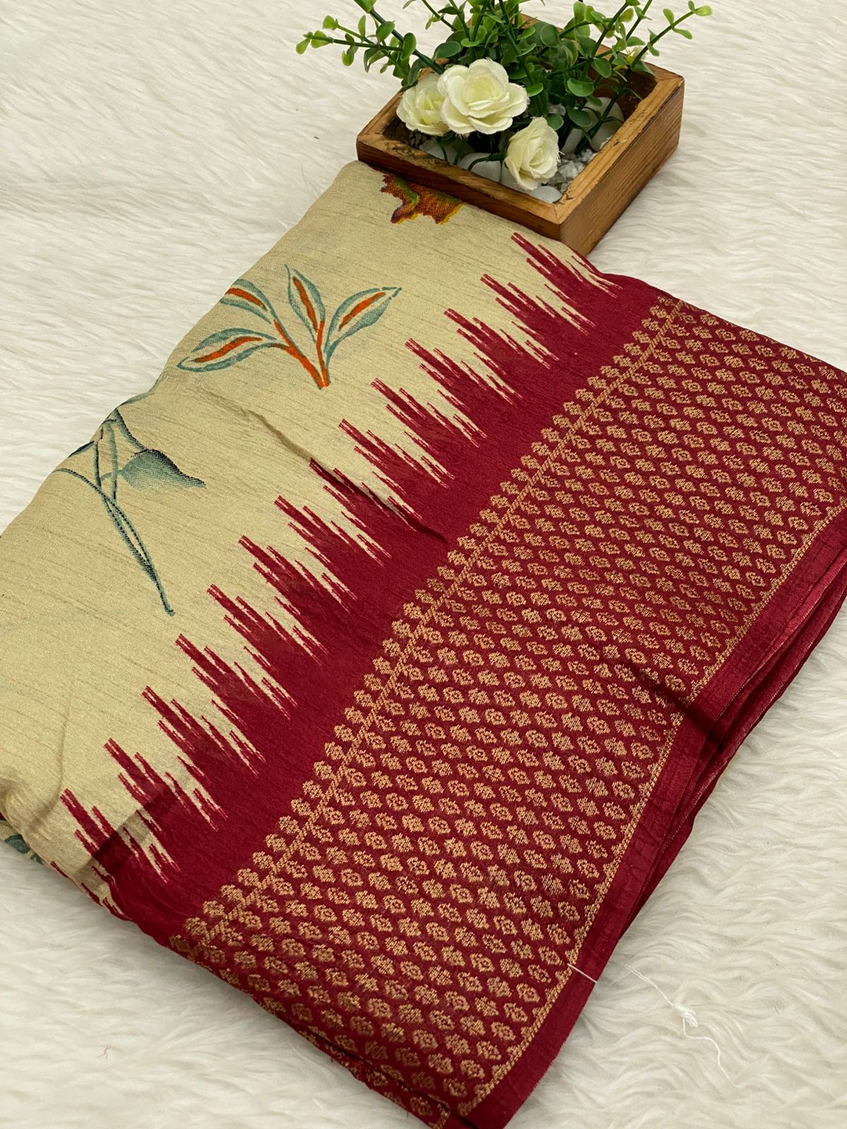 Crushed Dola Sarees