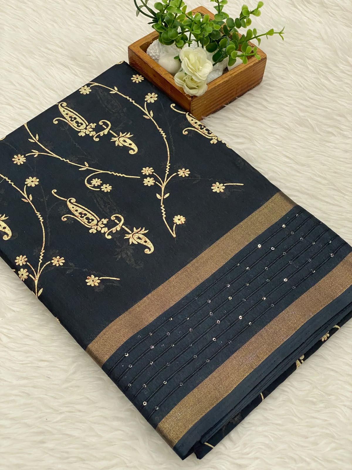 Iconic Border Sequence Sarees