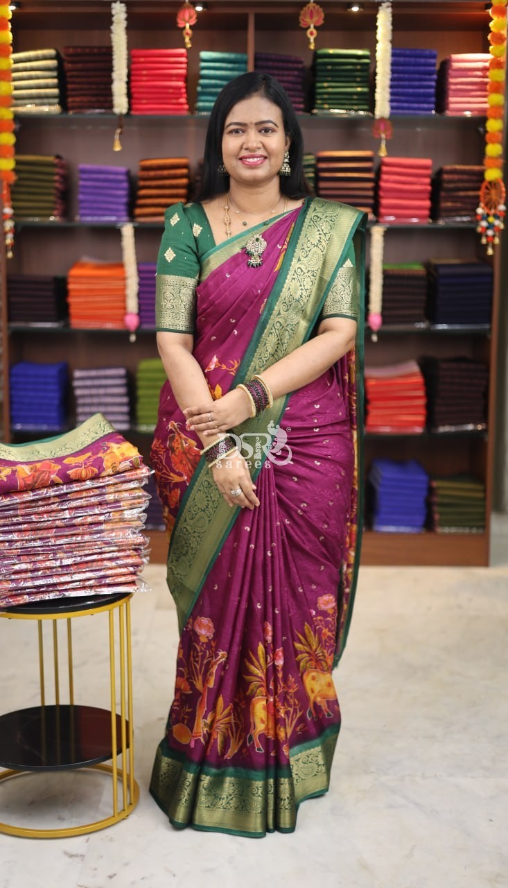 Georgette Dola Saree