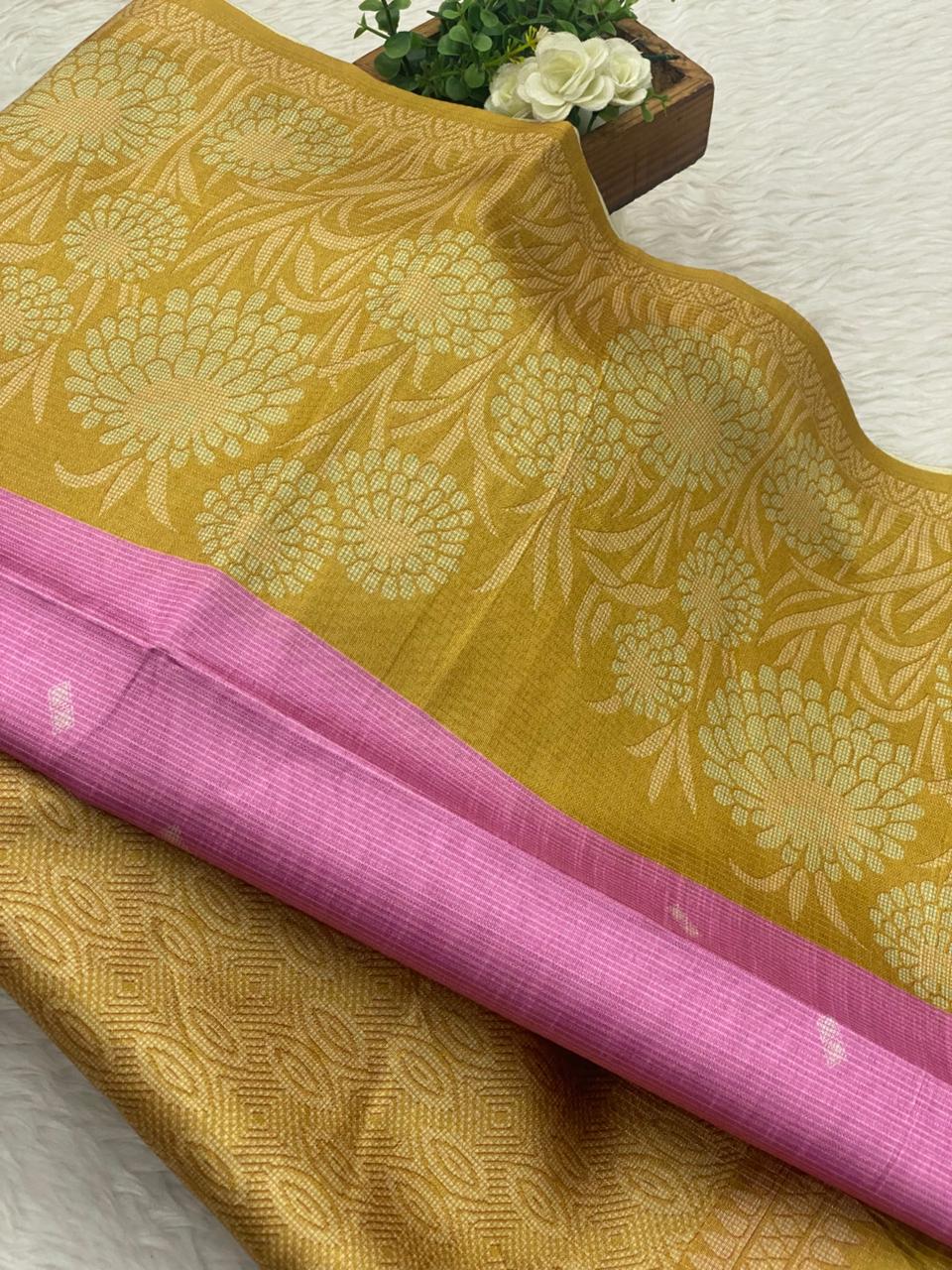Semi Tussar Saree