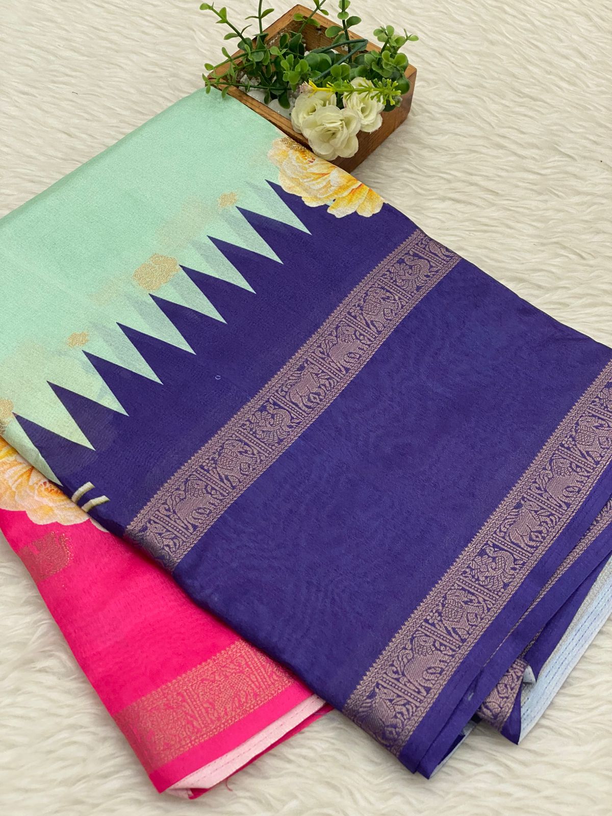 Semi Dola Silk Sarees
