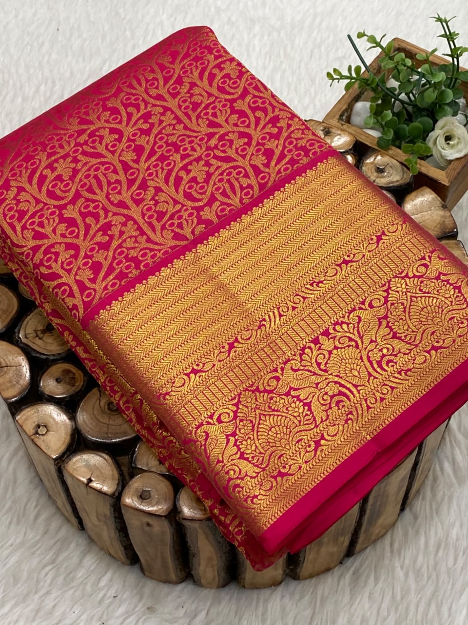 Pure Mix Brocade Bridal Saree