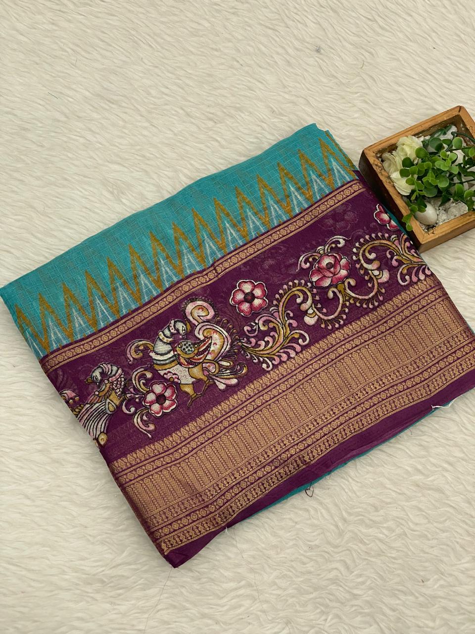 Viscose Chiffon Sarees -vol1