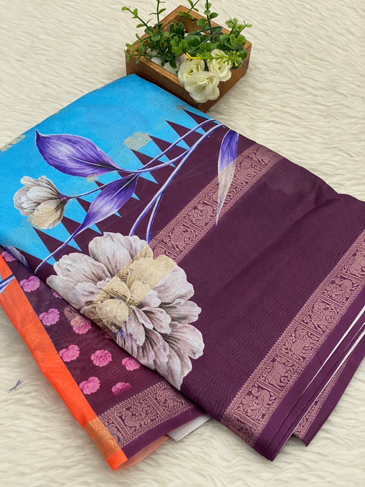 Semi Dola Silk Sarees
