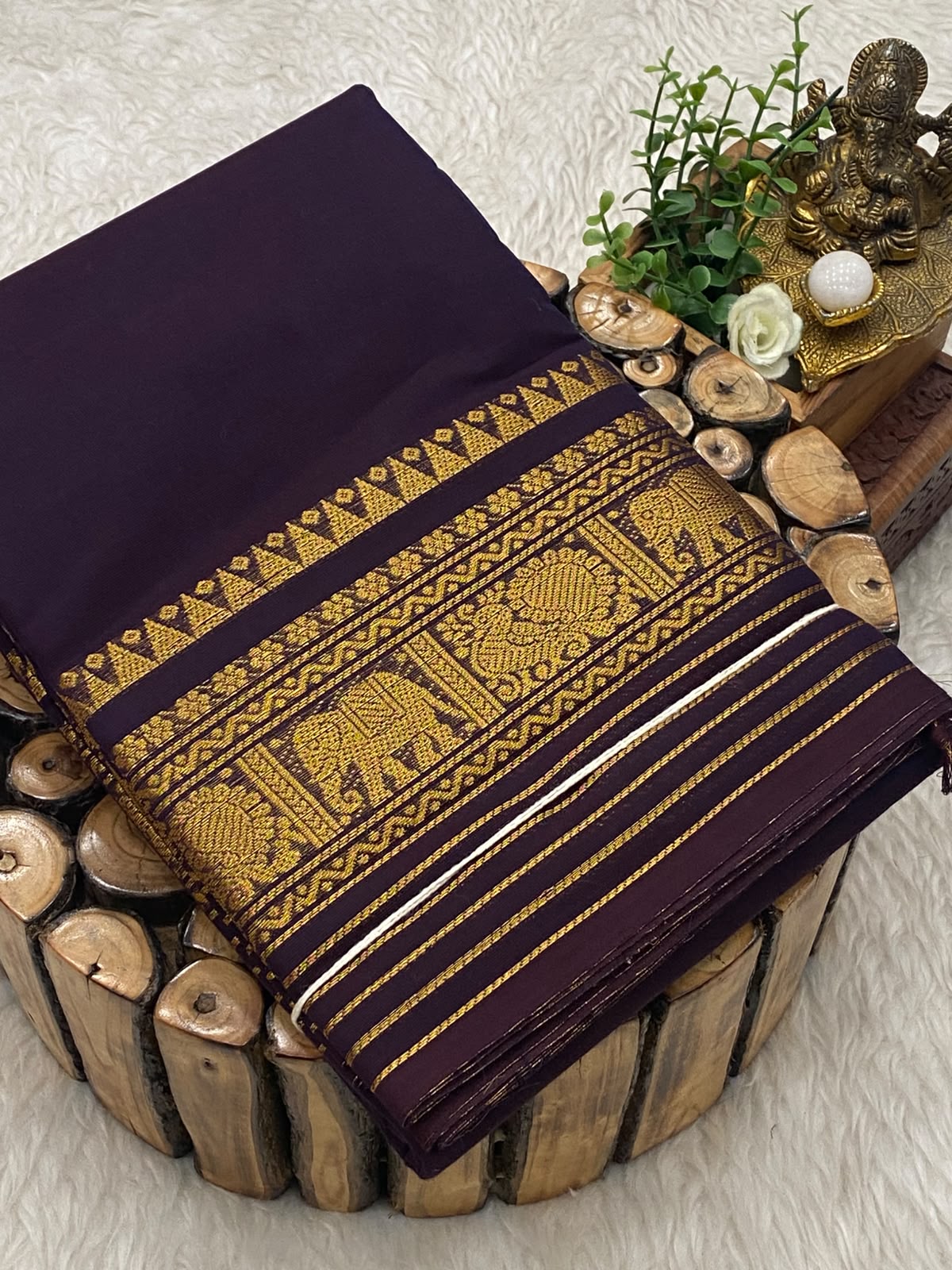 chettinadu cotton saree W/B - vol 1