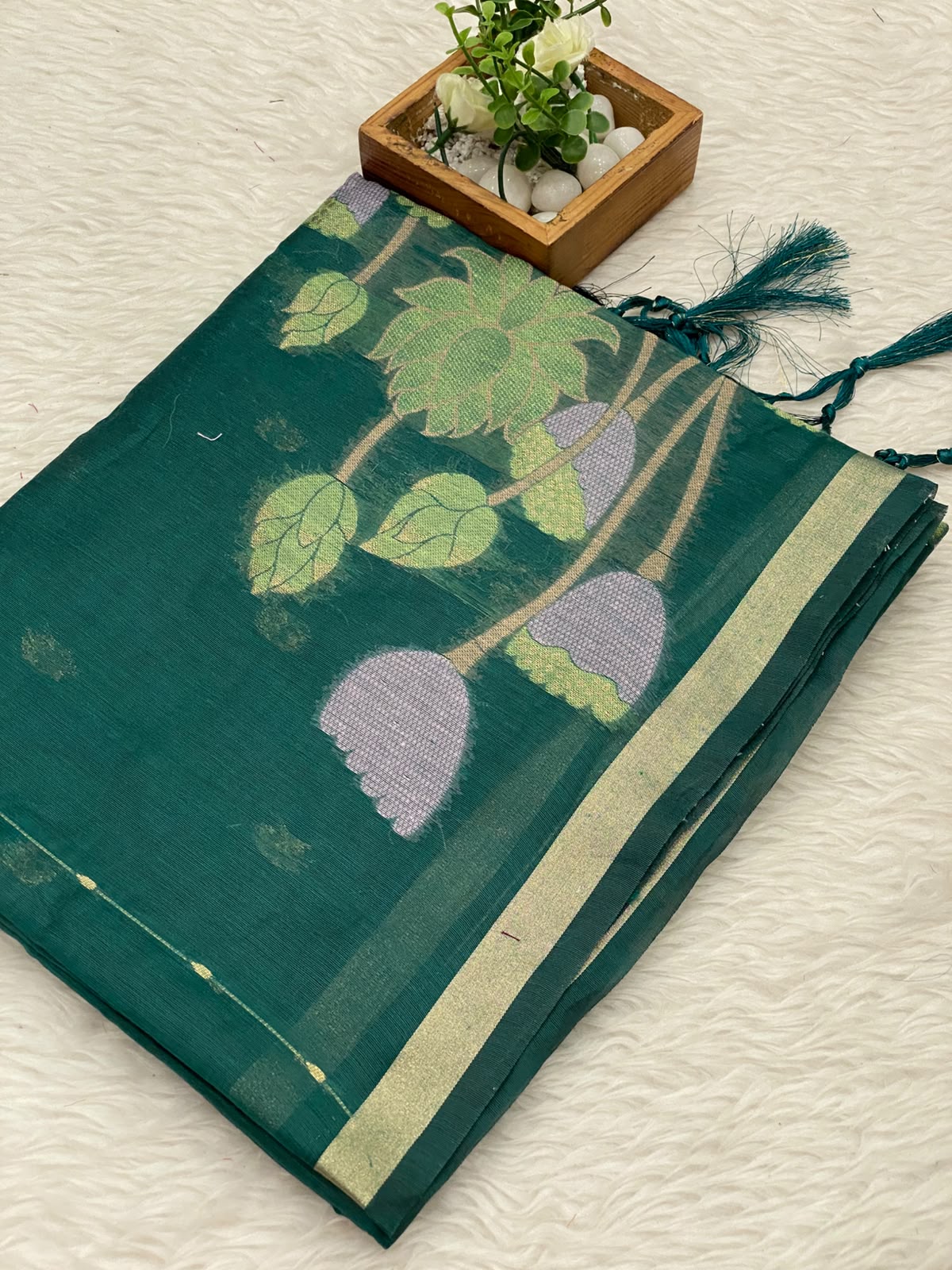Jamdani Muslin Cotton Saree