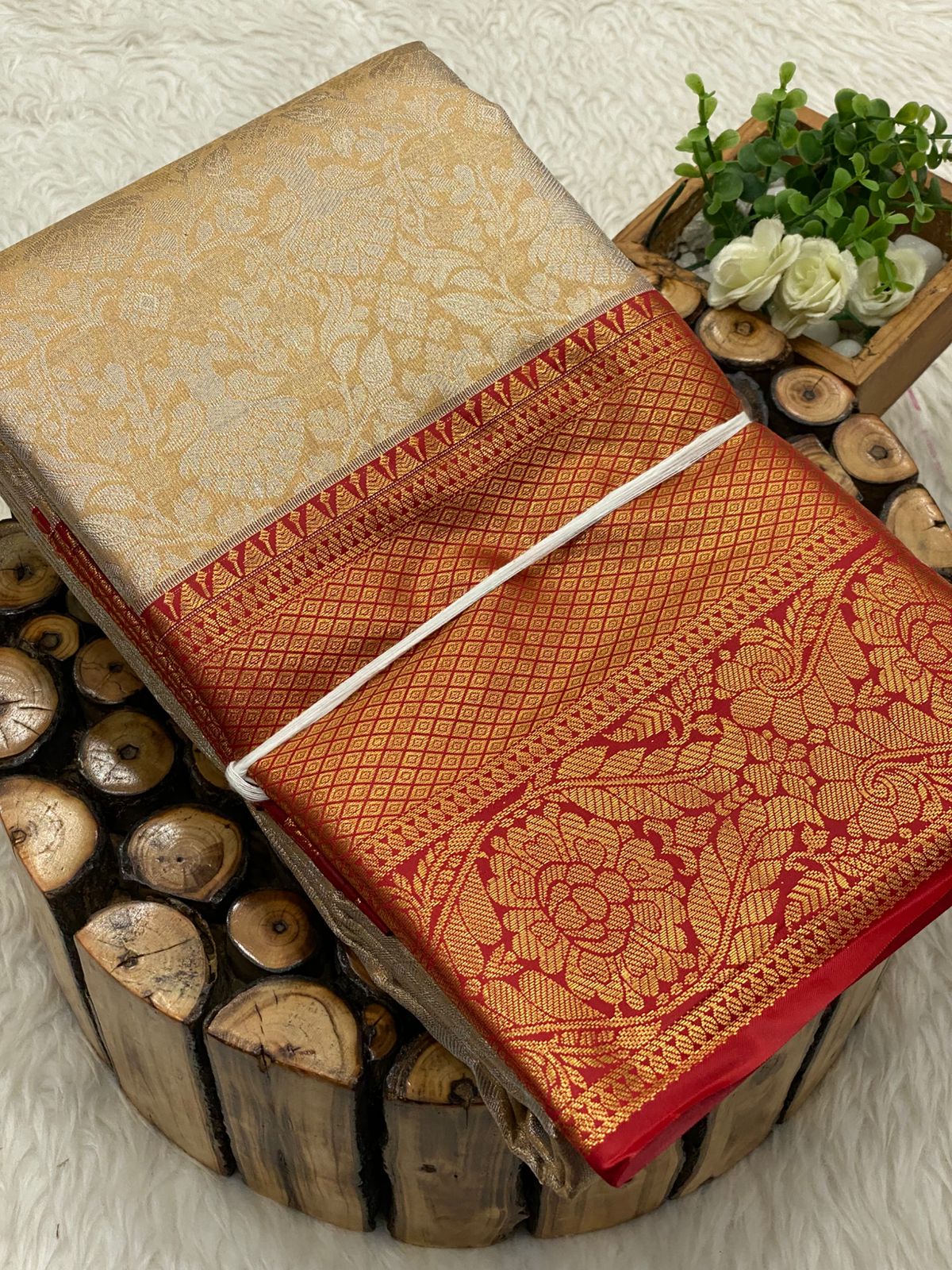 Tissue Bridal Sarees