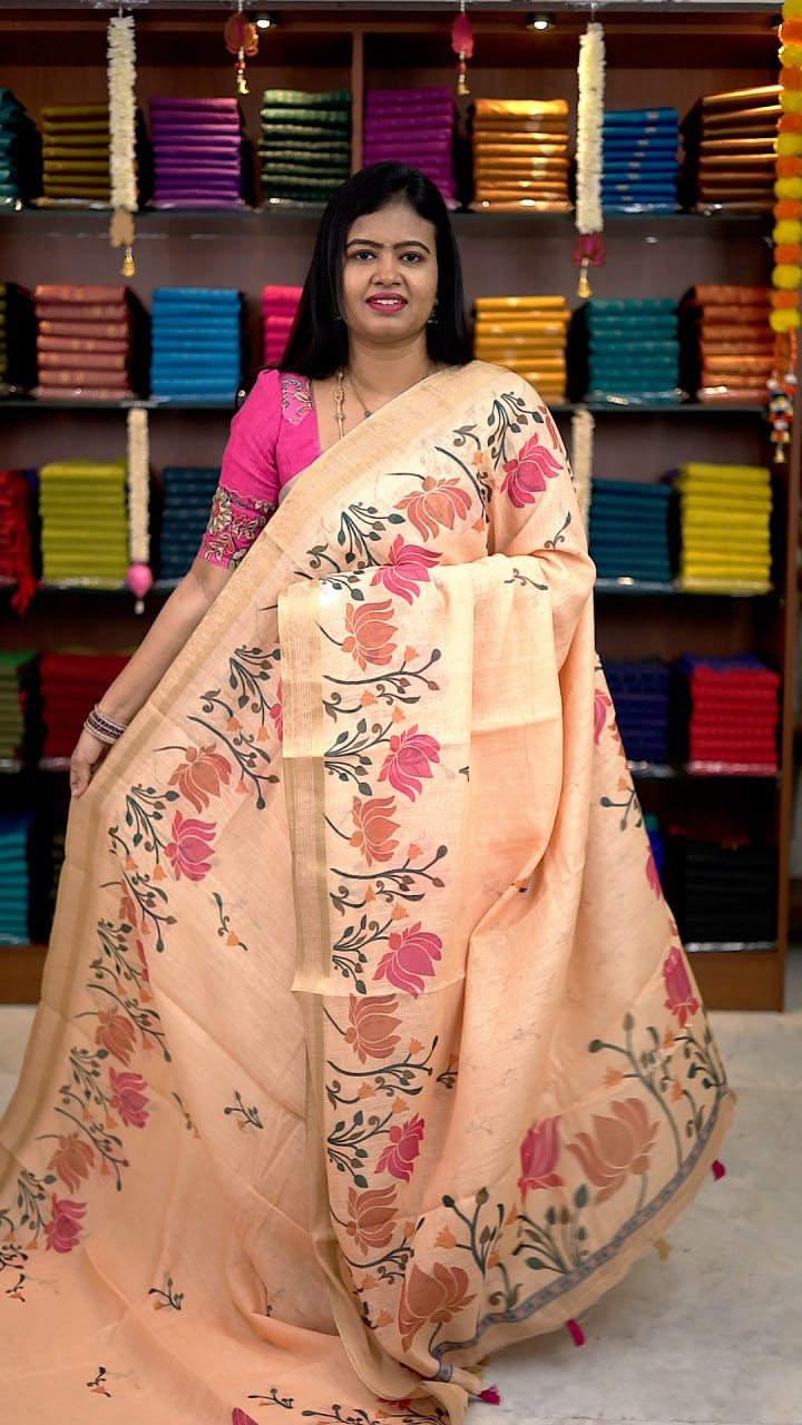 Linen Cotton Saree-Vol1