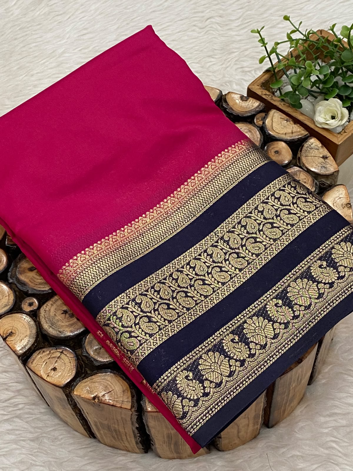Semi Mysore Silk Saree