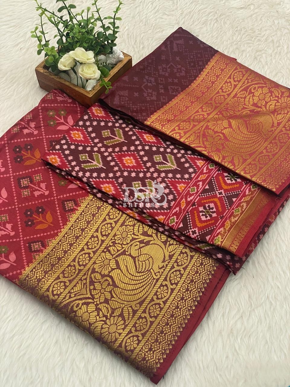 Patola Silk Half Saree