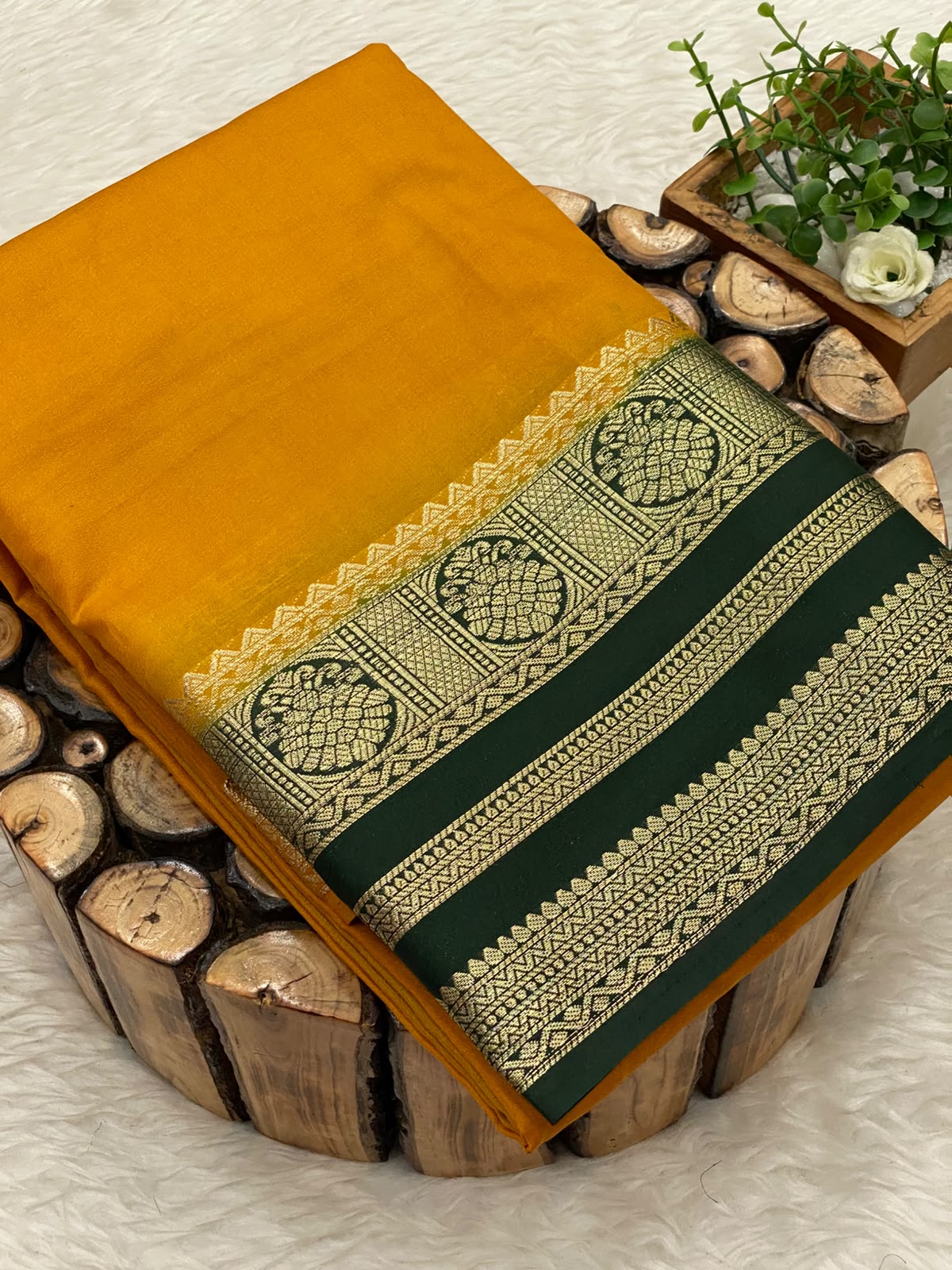Semi Mysore Silk Saree