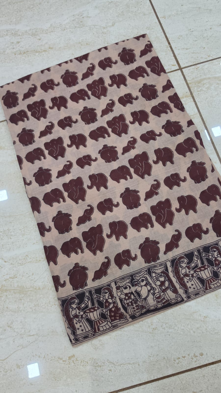 60's Count Premium Kalamkari Cotton Saree