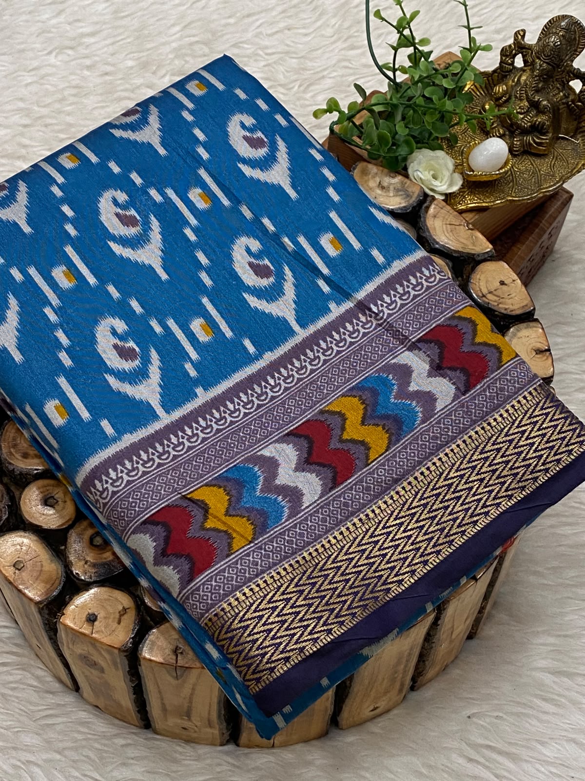 Munga Tussar Silk Saree