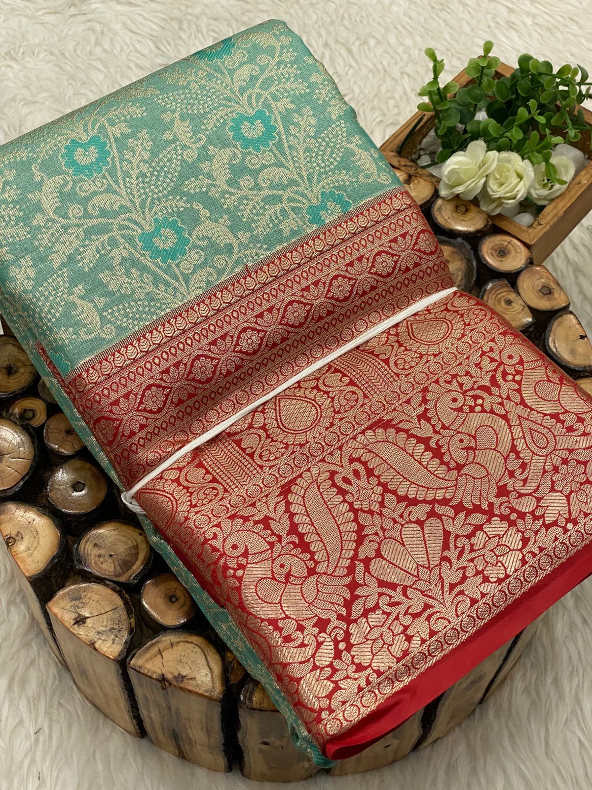 Tissue Bridal Sarees