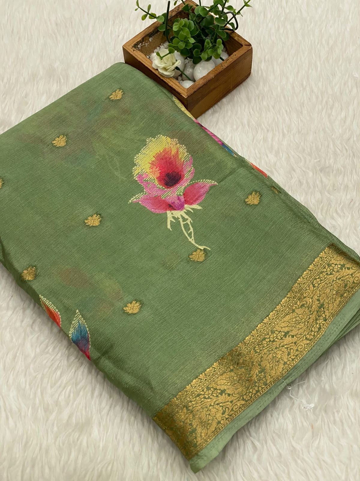 Chiffon Silk Saree