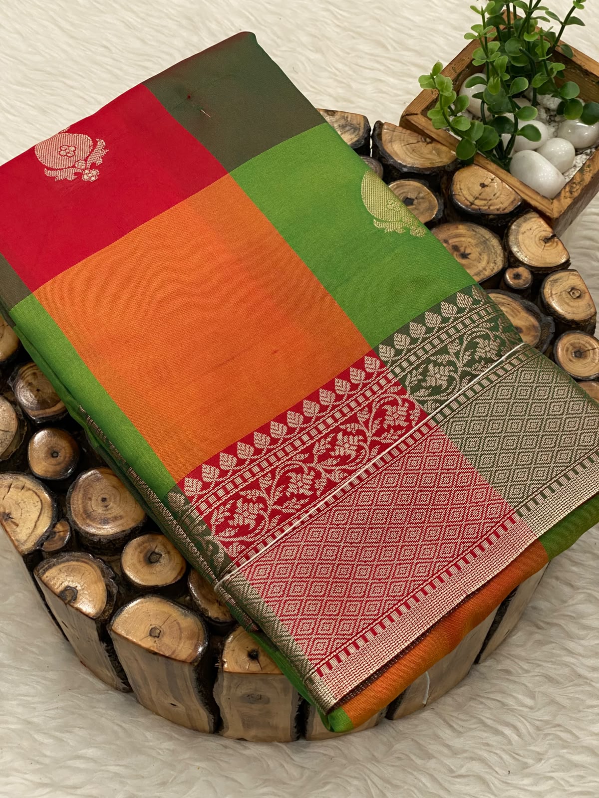 Paalum Pazhamum Katan Bridal Saree
