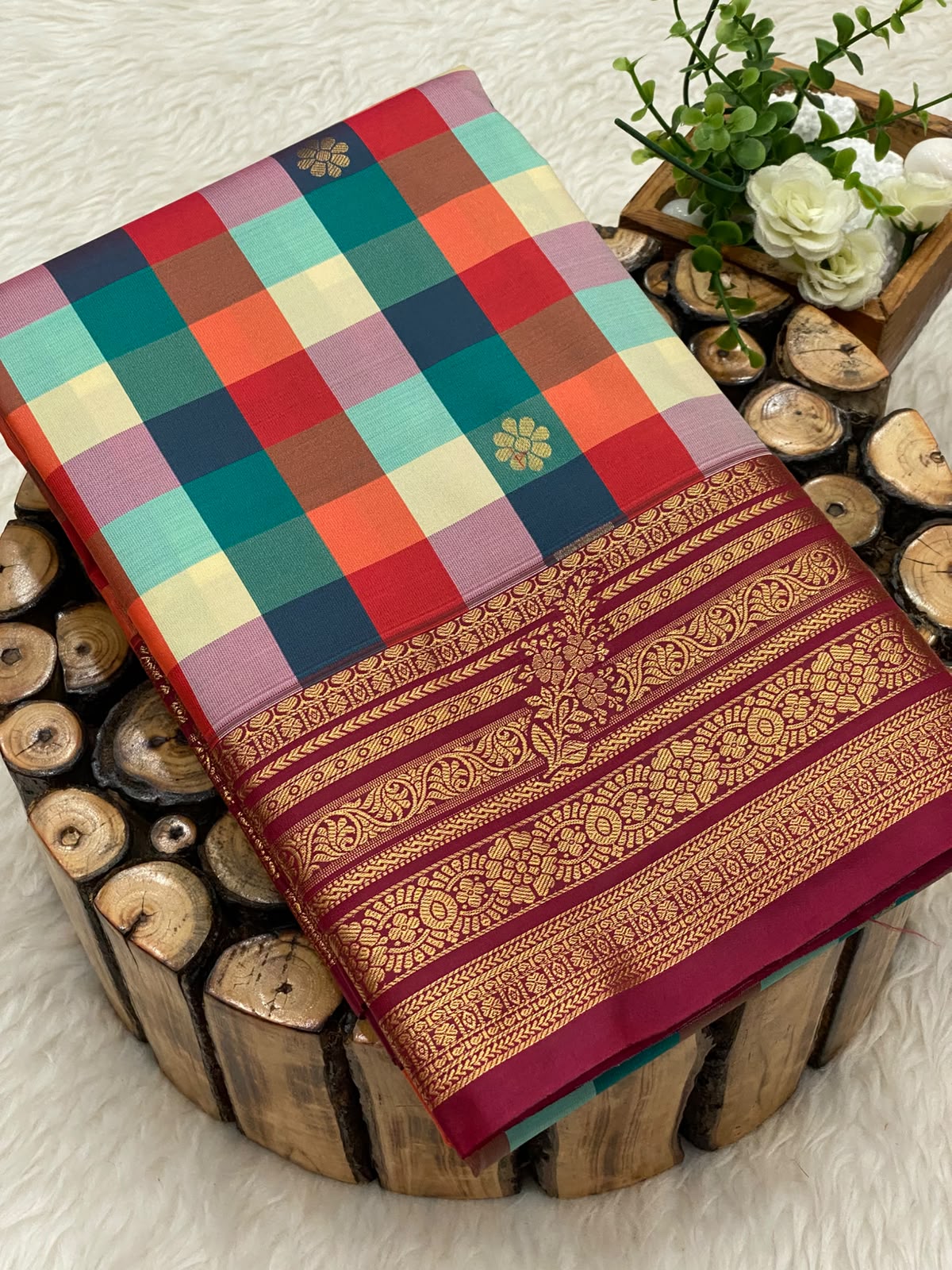 Paalum Pazhamum Bridal Saree